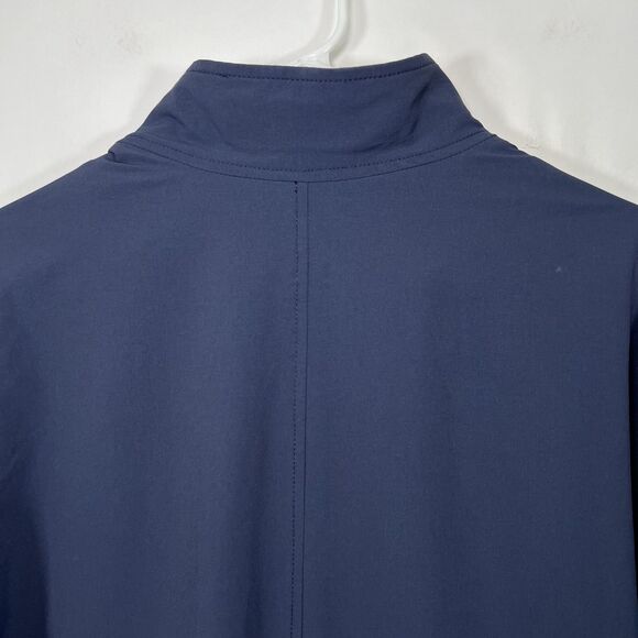 Duluth Trading Co Full Zip Nylon Jacket Mens Size Large Navy Blue Mesh Lined - Picture 13 of 14